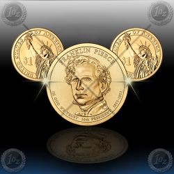 ZDA $1 (President) 2010 P+D "Franklin Pierce"